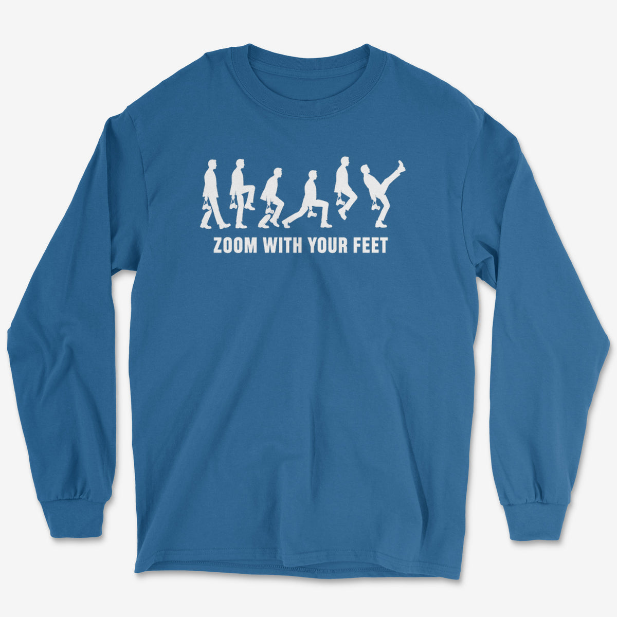 Zoom With Your Feet Walk Cycle Long Sleeve Tee