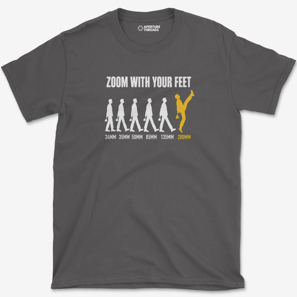 X340-v1 T-Shirt — charcoal