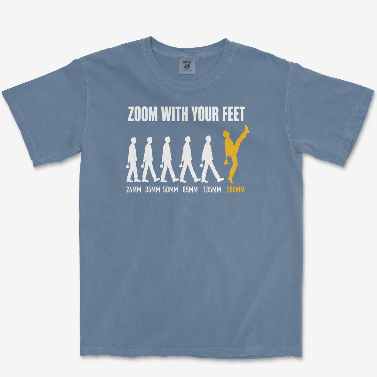 X340-v1 Tee — blue jean