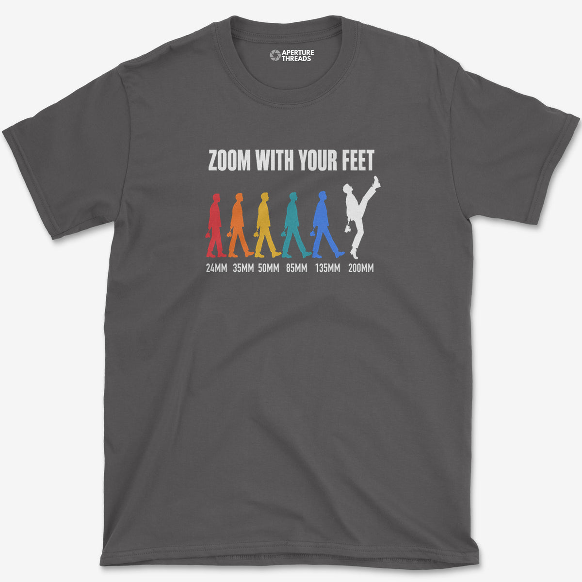 X340-v5 T-Shirt — charcoal