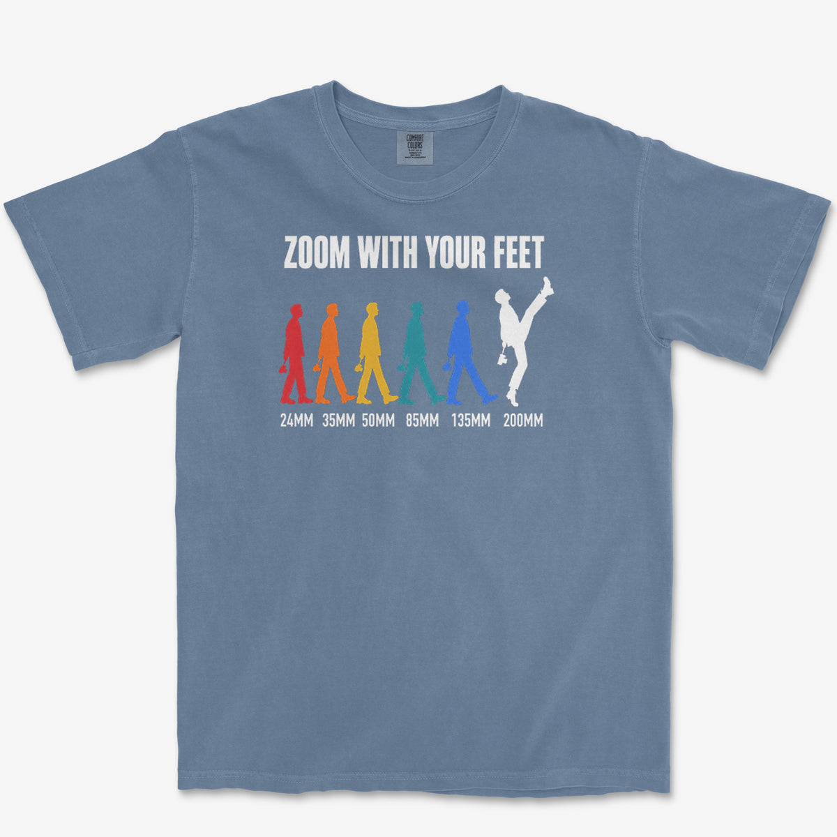 X340-v5 Tee — blue jean