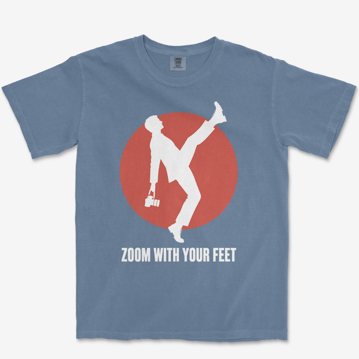 X341-v13 Tee — blue jean