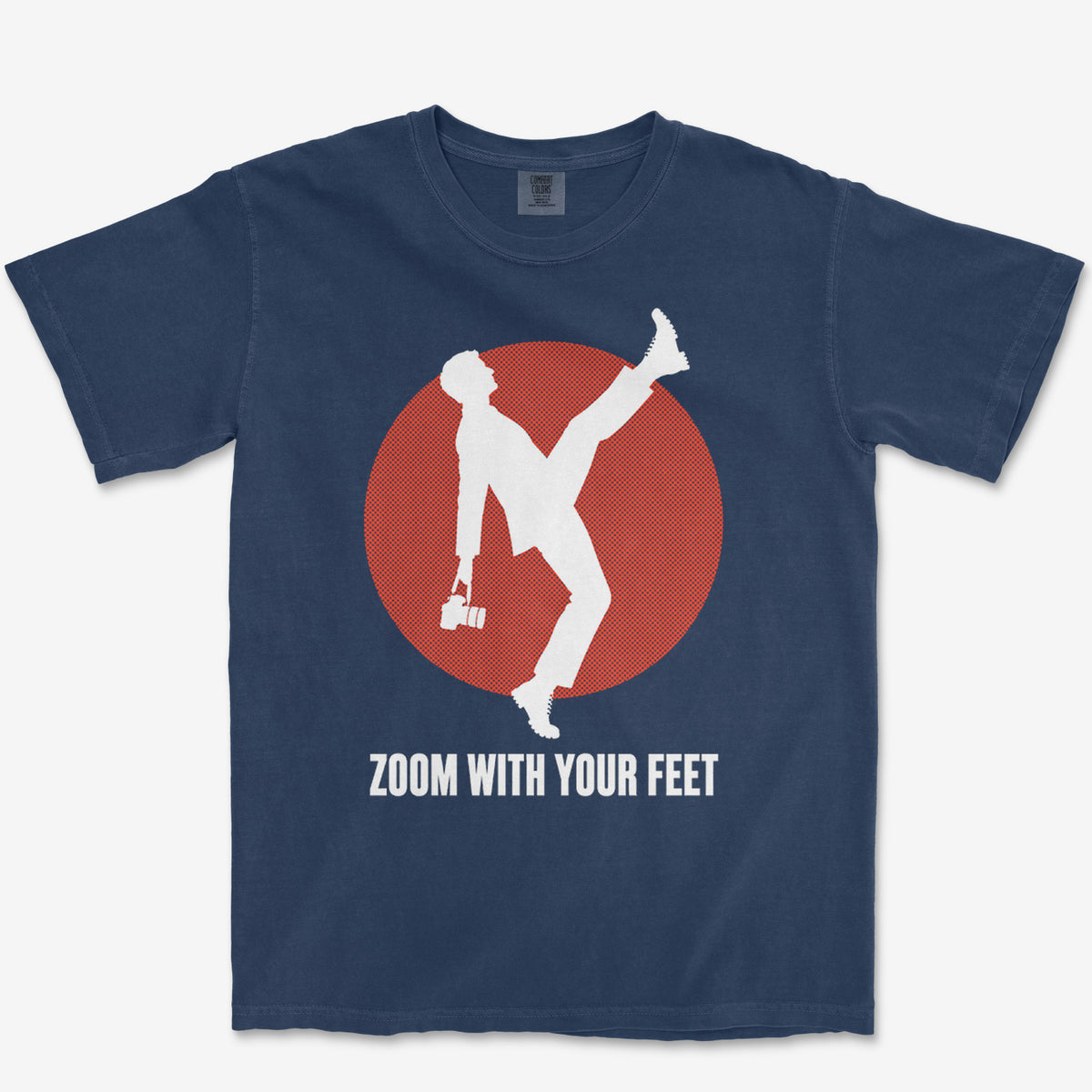 X341-v13 Tee — true navy