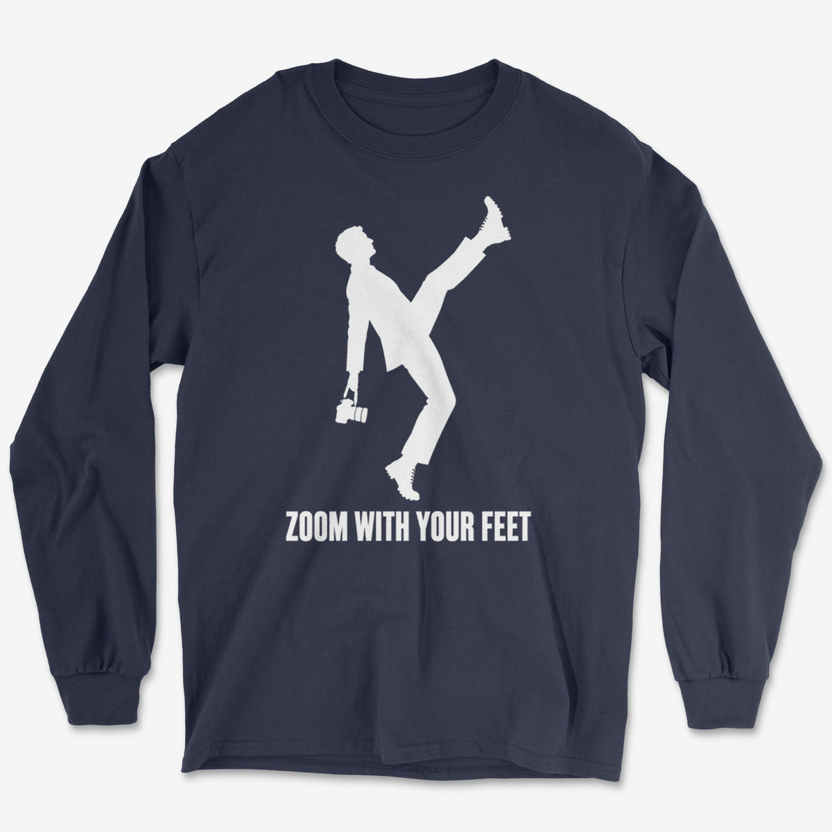 Zoom With Your Feet High Kick Long Sleeve Tee