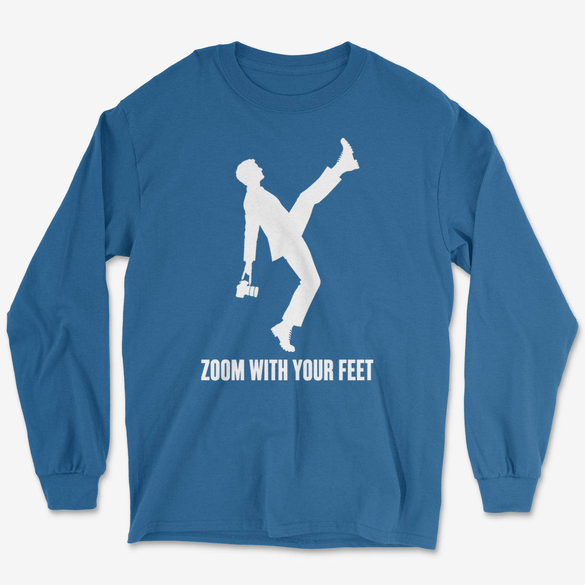 Zoom With Your Feet High Kick Long Sleeve Tee