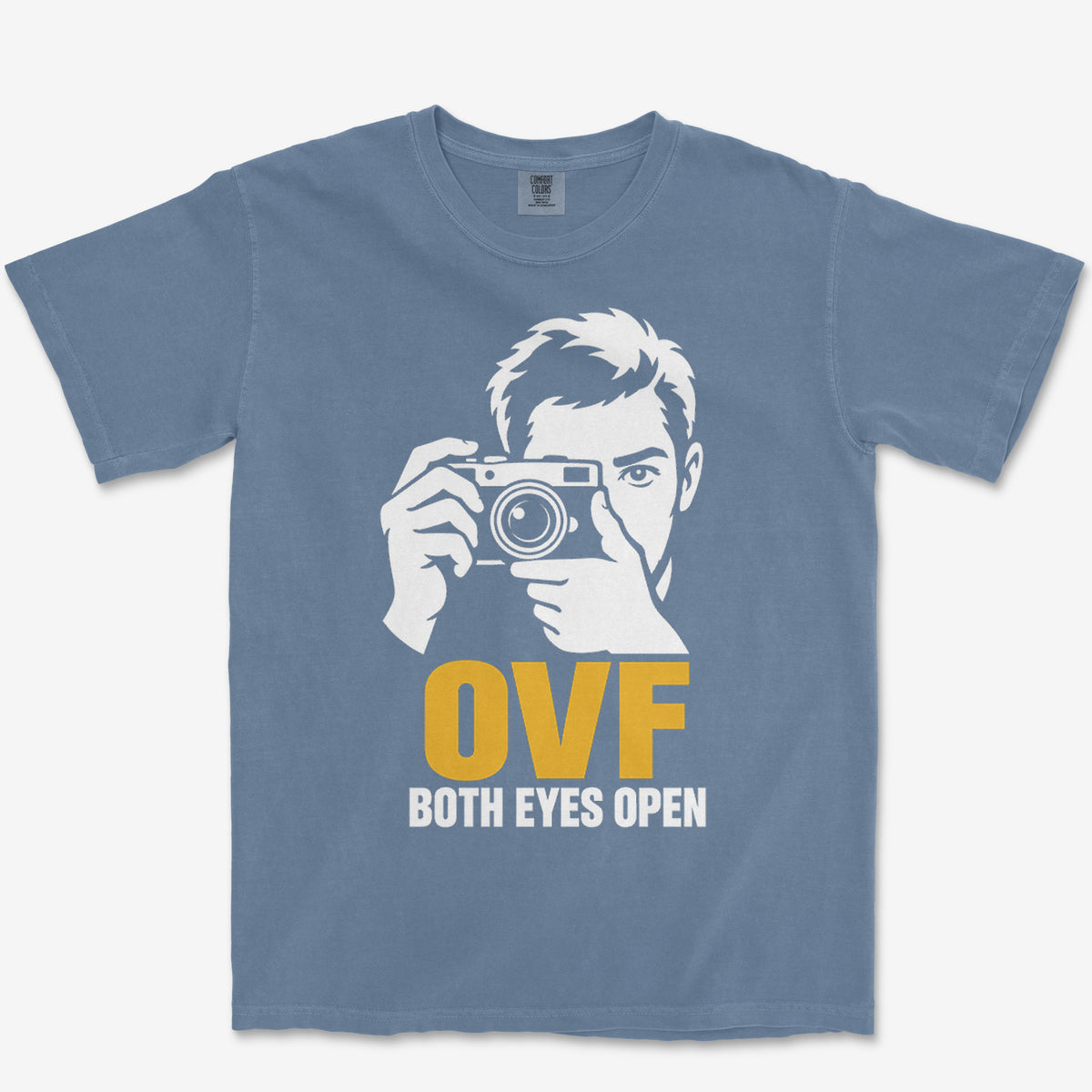 X343-v6 Tee — blue jean