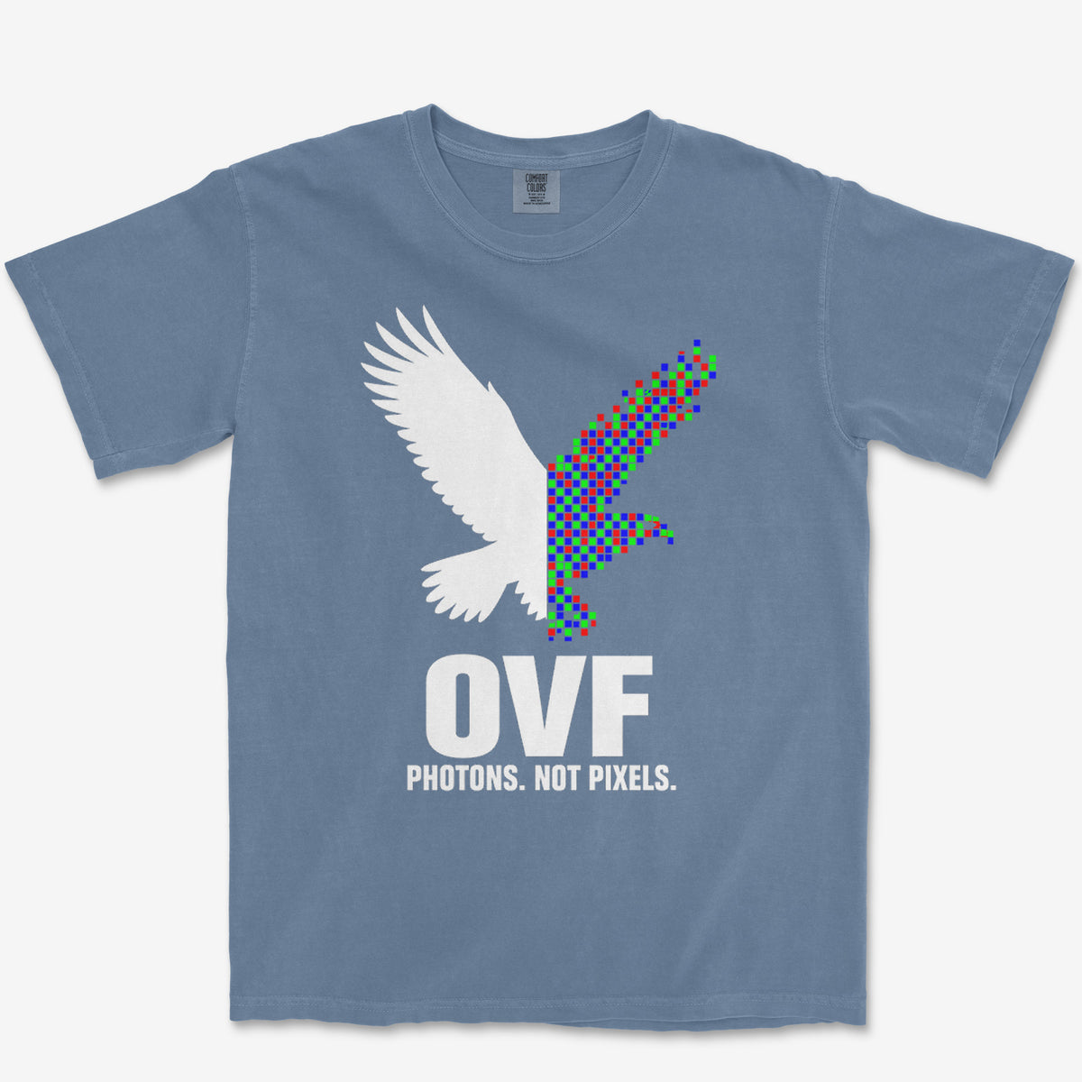X344-v4 Tee — blue jean