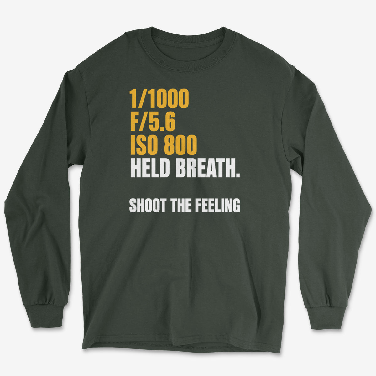 Shoot The Feeling Held Breath Long Sleeve Tee