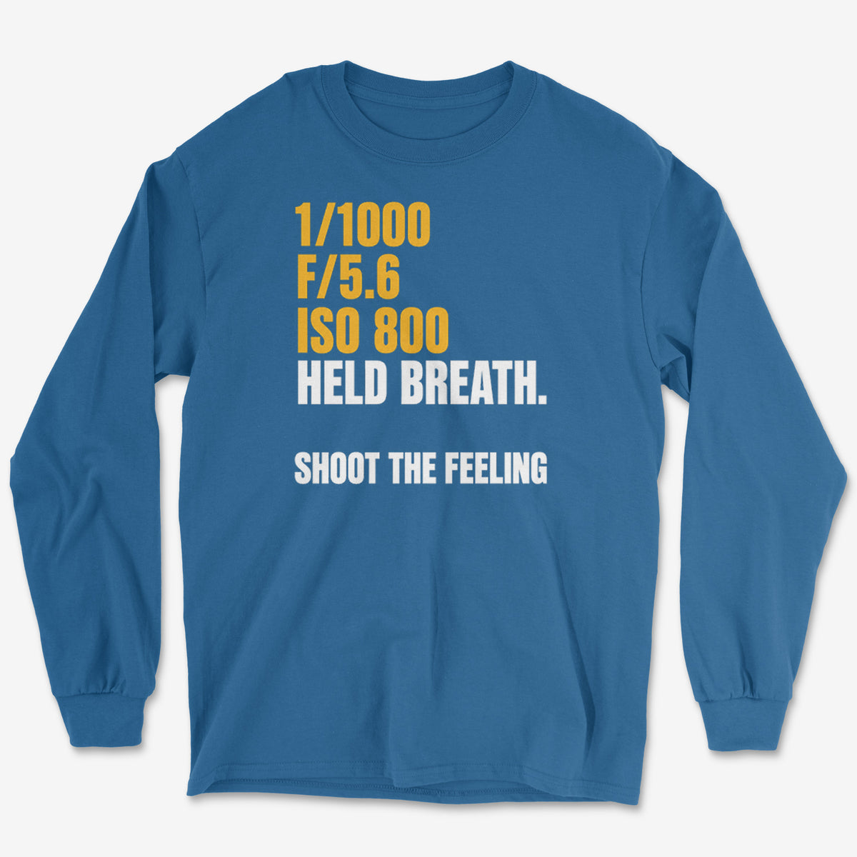 Shoot The Feeling Held Breath Long Sleeve Tee
