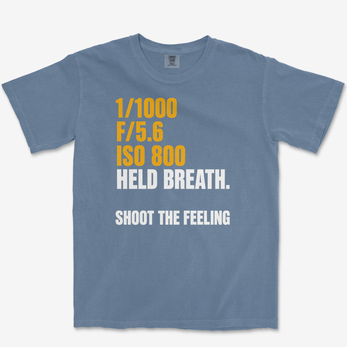 X348-v1 Tee — blue jean