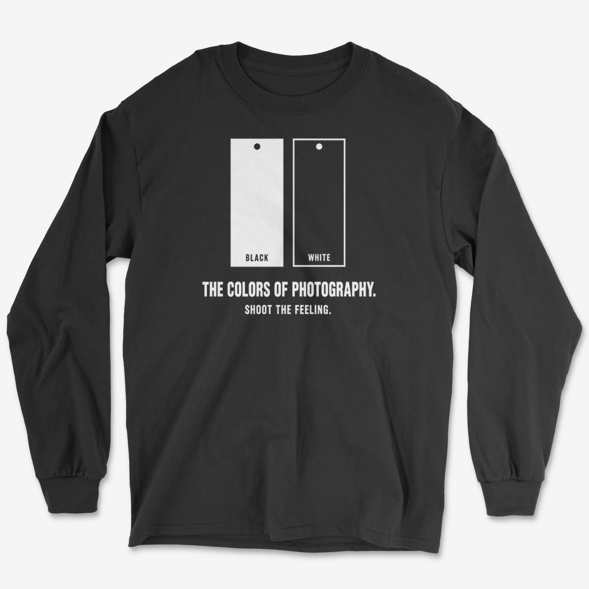 Shoot The Feeling Colors Of Photography Long Sleeve Tee