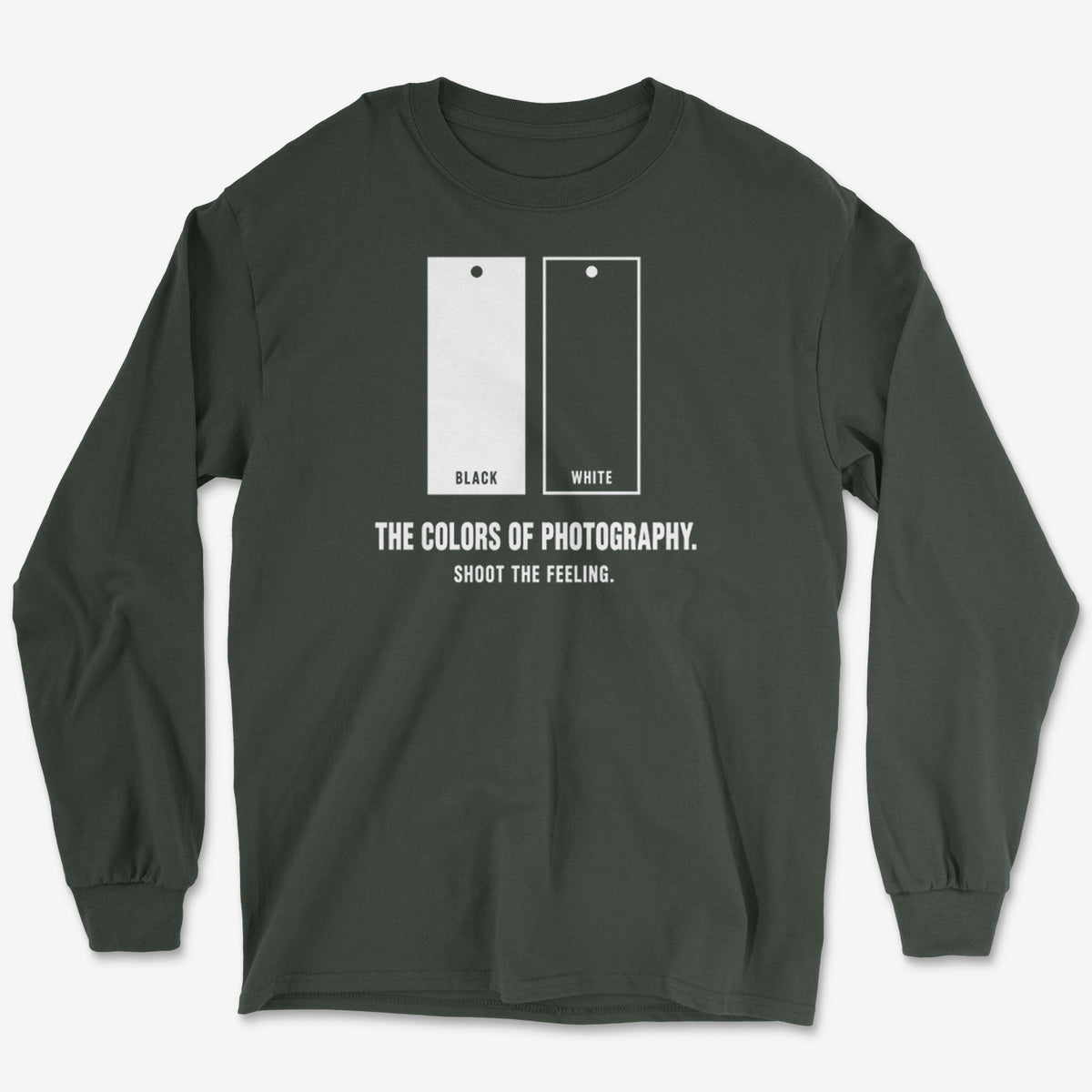 Shoot The Feeling Colors Of Photography Long Sleeve Tee