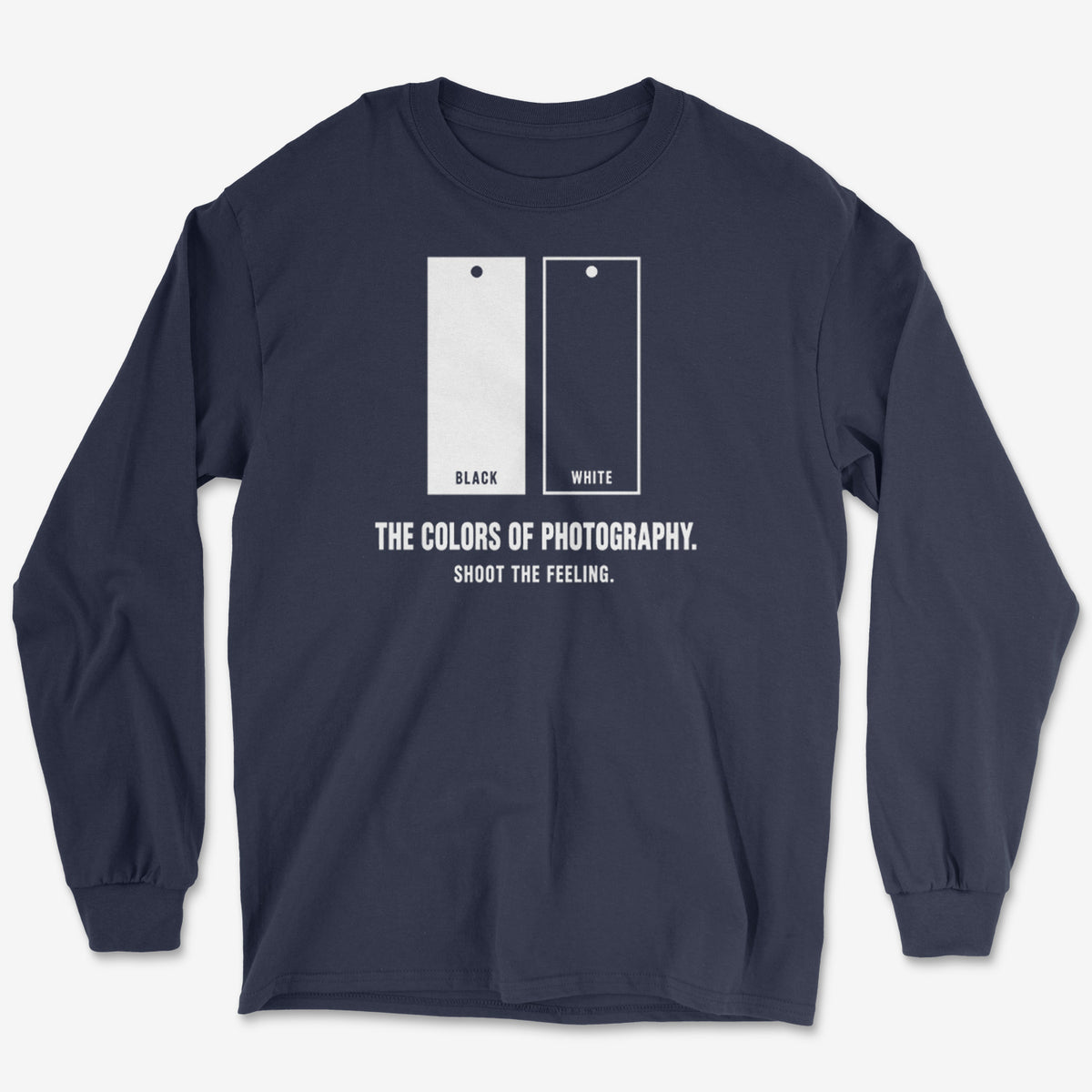 Shoot The Feeling Colors Of Photography Long Sleeve Tee