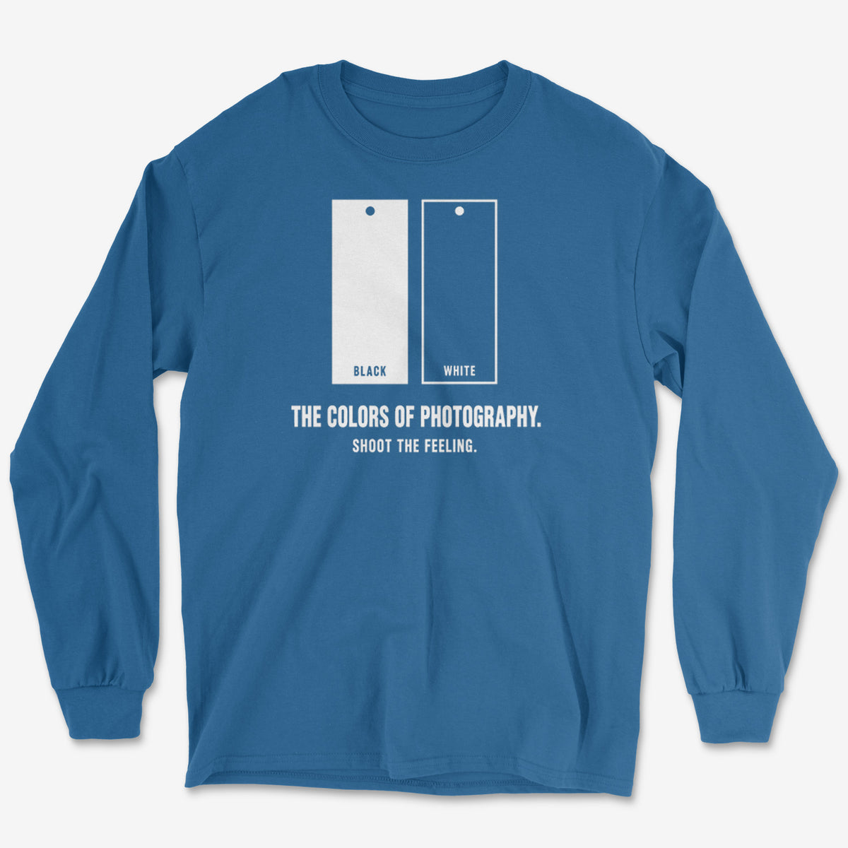 Shoot The Feeling Colors Of Photography Long Sleeve Tee