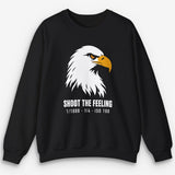 Shoot The Feeling Eagle Head Color Sweatshirt