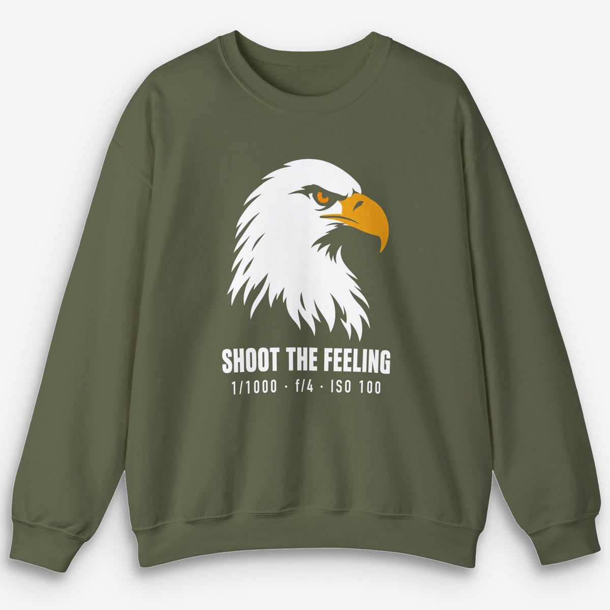 Shoot The Feeling Eagle Head Color Sweatshirt