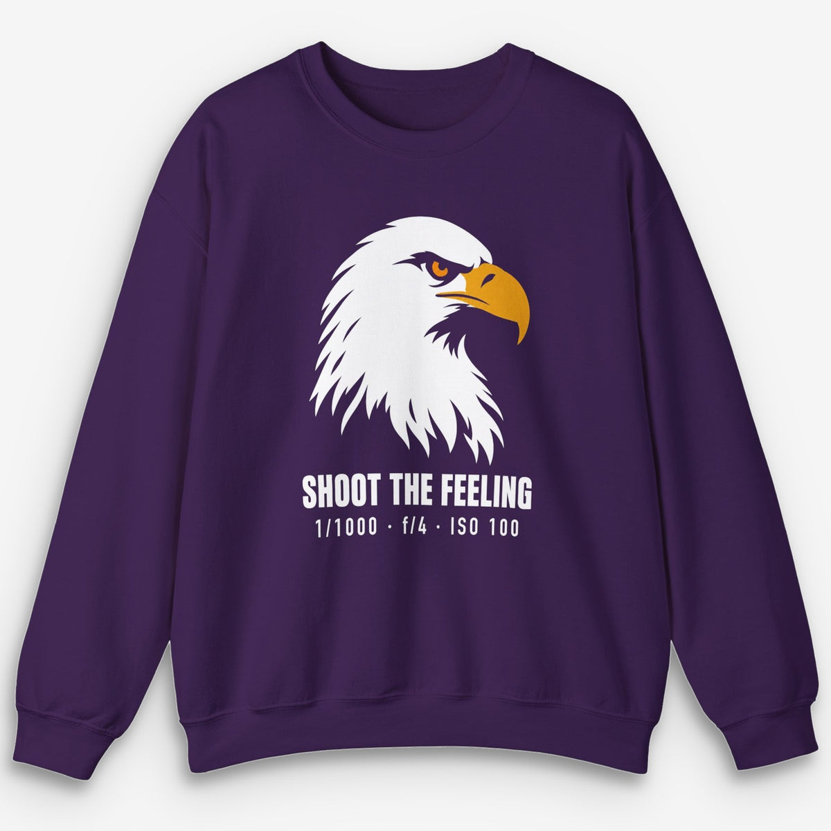Shoot The Feeling Eagle Head Color Sweatshirt