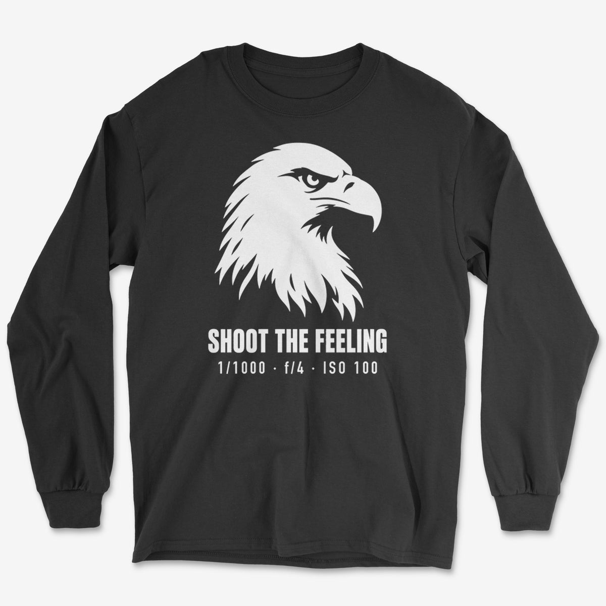 Shoot The Feeling Eagle Head Long Sleeve Tee