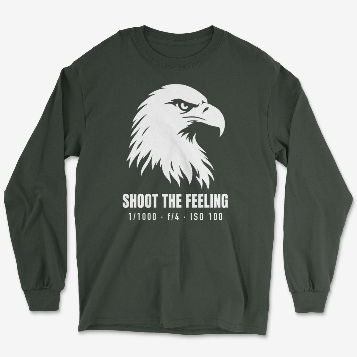 Shoot The Feeling Eagle Head Long Sleeve Tee