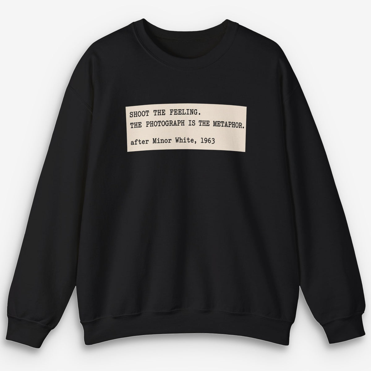 Shoot The Feeling Index Card Sweatshirt