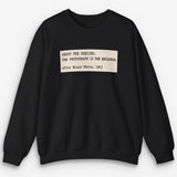 Shoot The Feeling Index Card Sweatshirt