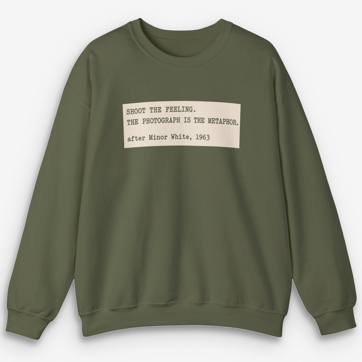 Shoot The Feeling Index Card Sweatshirt