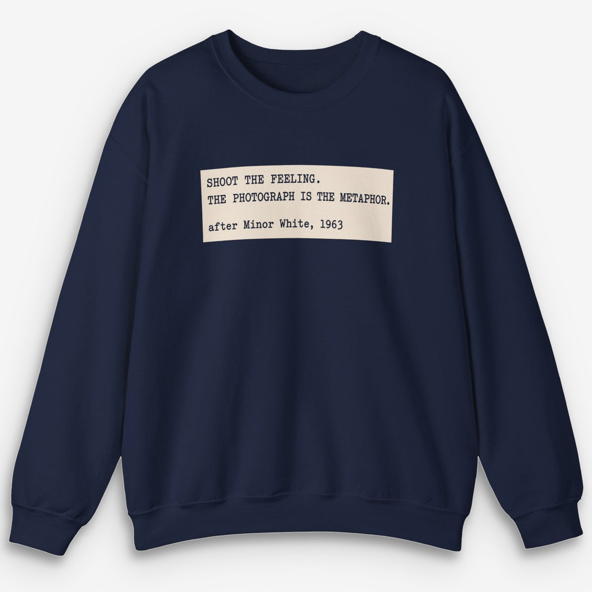 Shoot The Feeling Index Card Sweatshirt