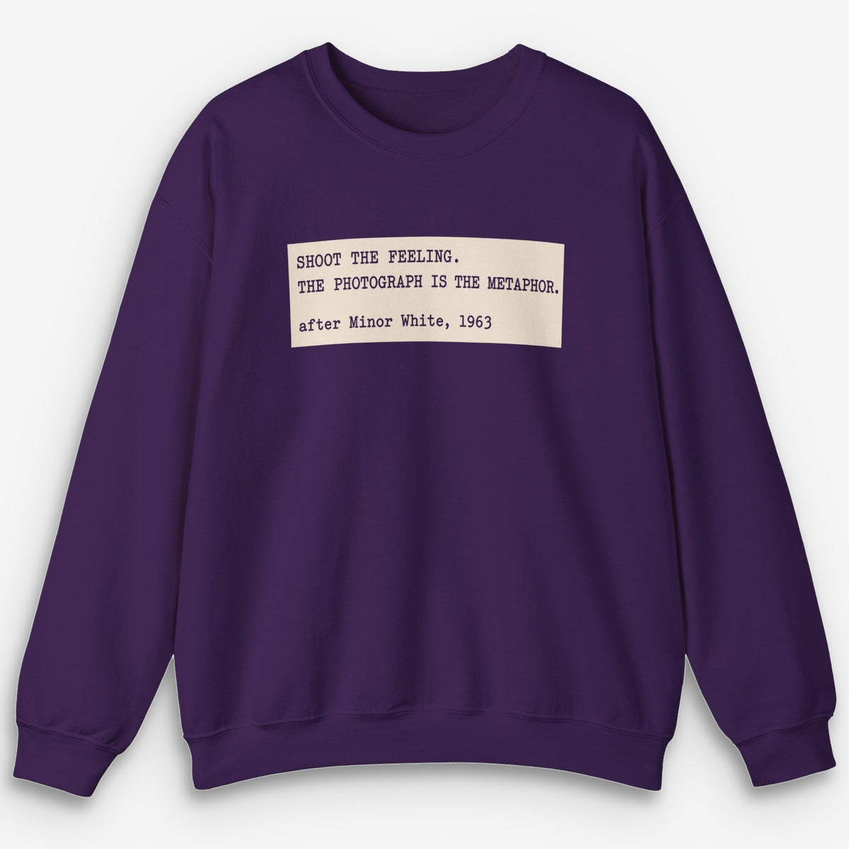 Shoot The Feeling Index Card Sweatshirt