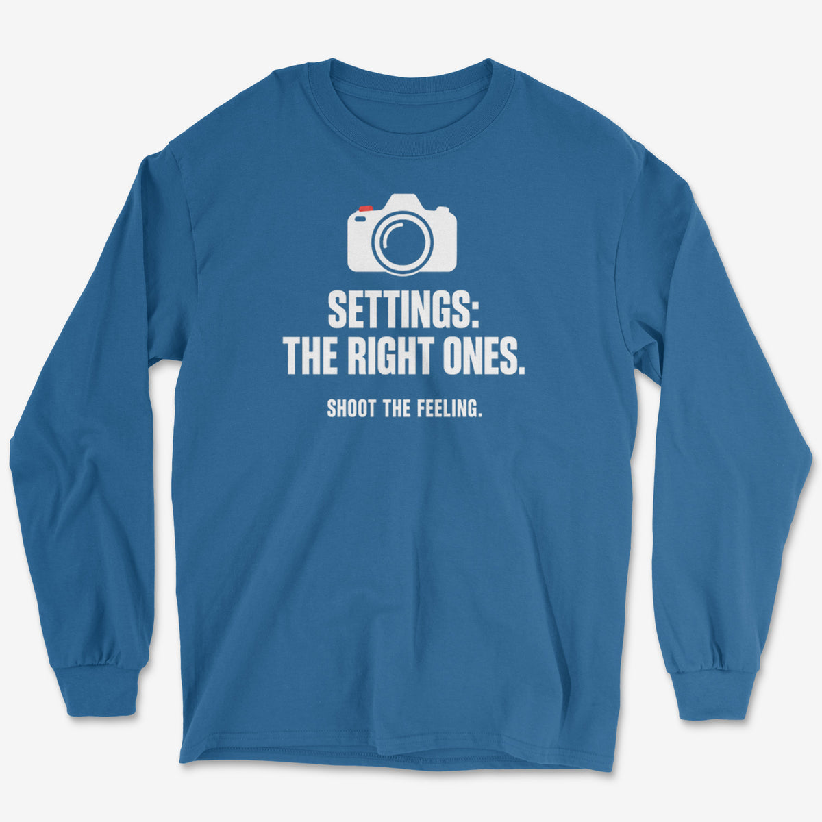 Shoot The Feeling Right Settings Long Sleeve Tee