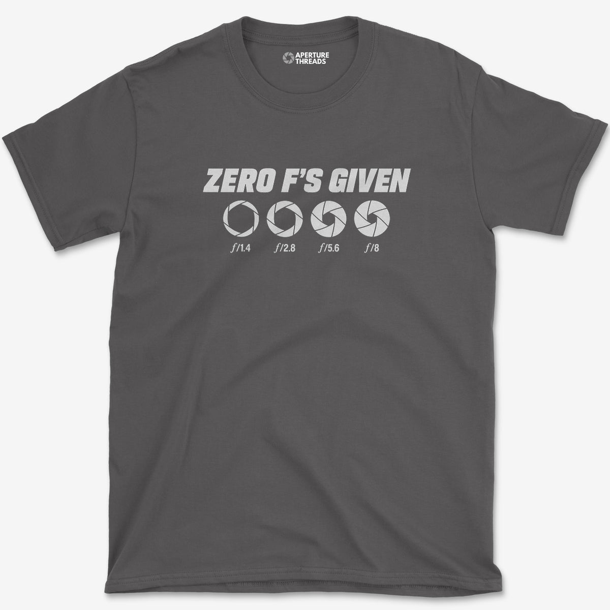 Zero Fs Given T-Shirt — charcoal