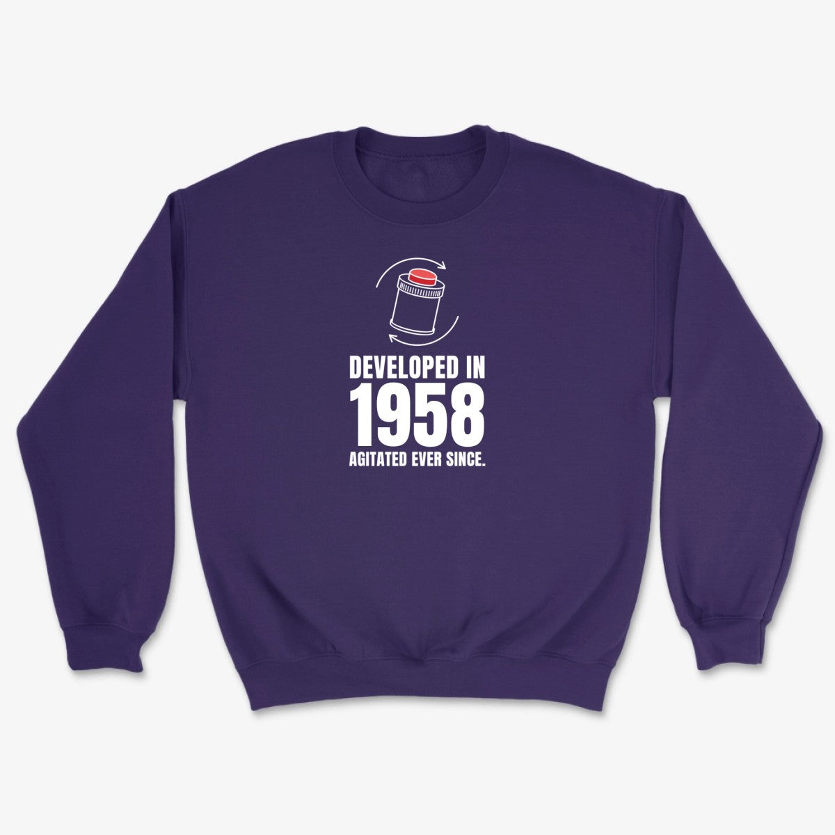 Custom Agitated Ever Since Sweatshirt - Purple