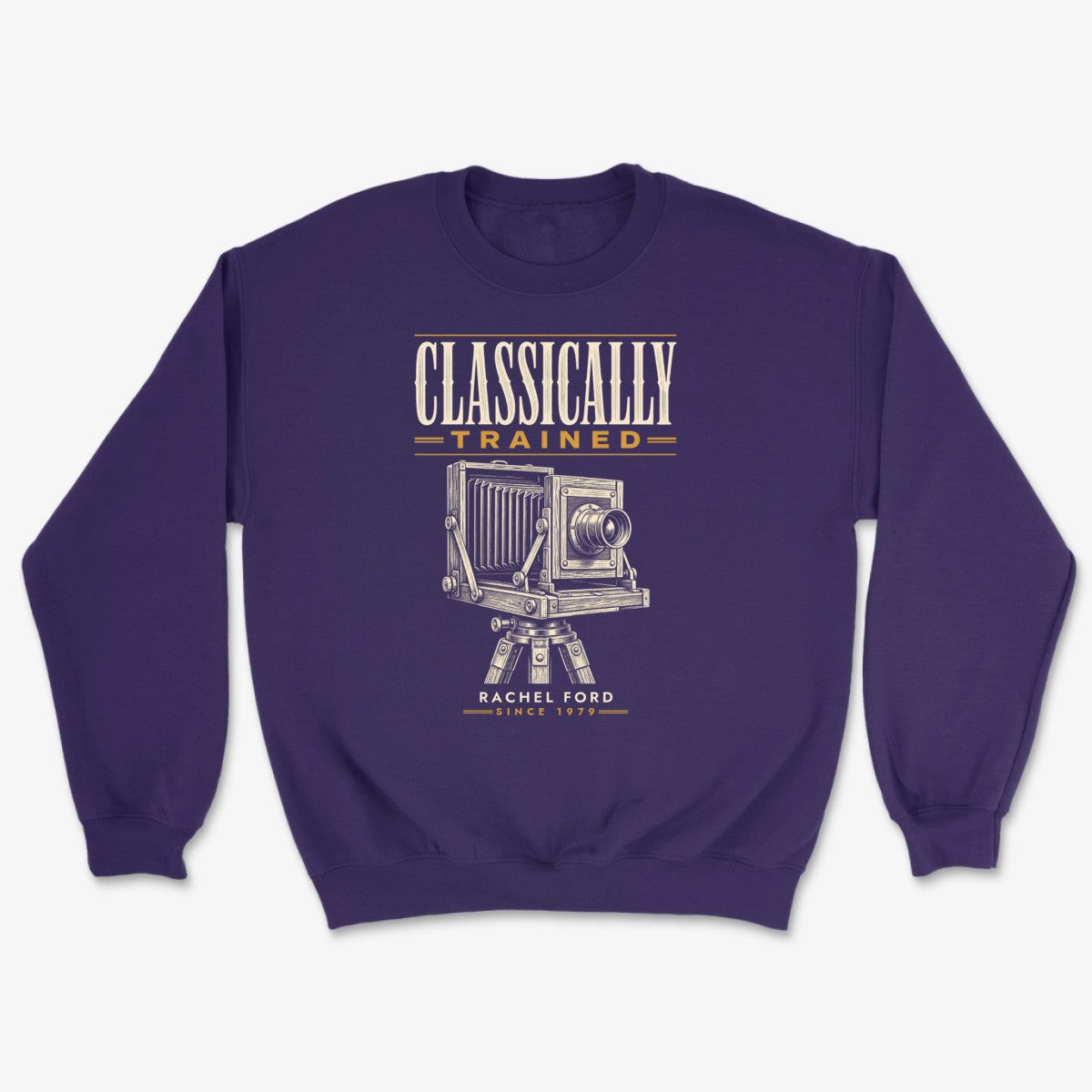 Custom Classically Trained Sweatshirt - Purple