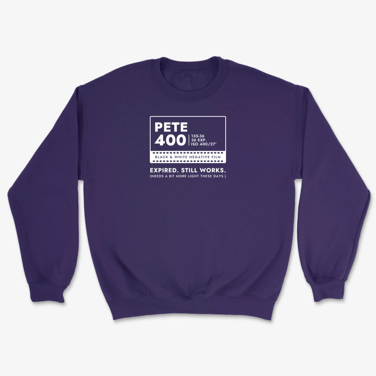 Custom Film Box Sweatshirt - Purple