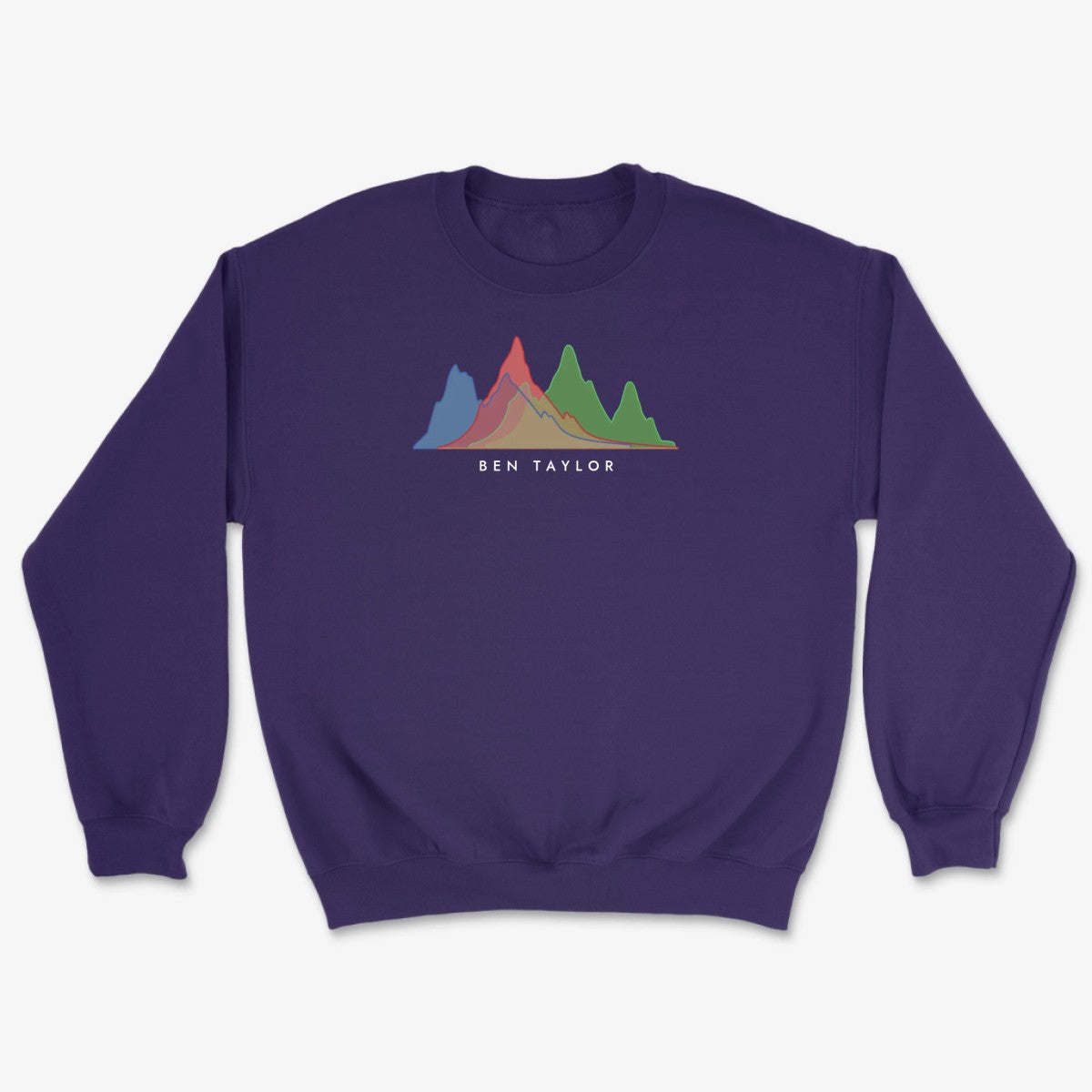 Custom Histogram Sweatshirt - Purple