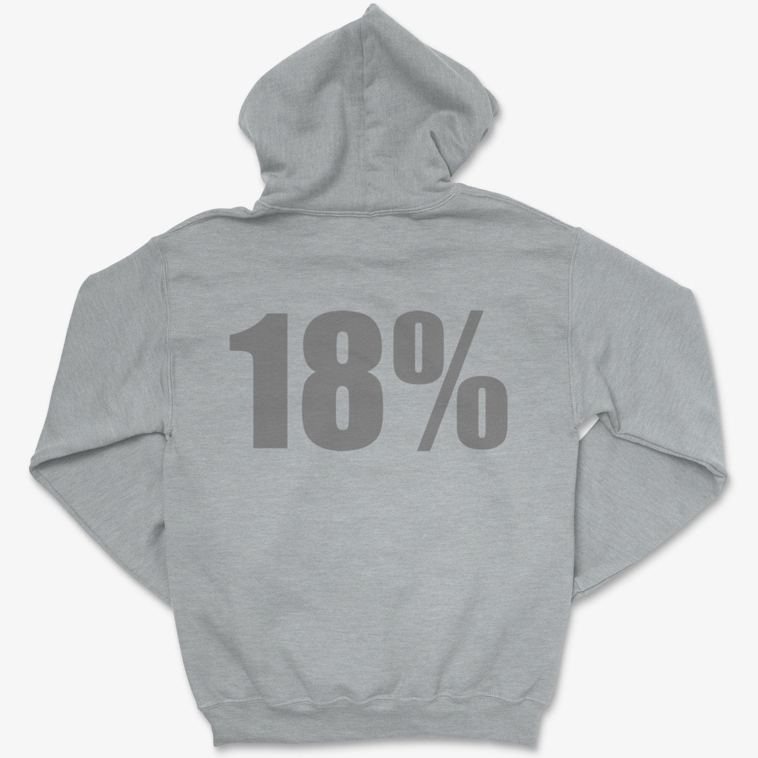 Hoodie 18% Grey - Zip Hoodie