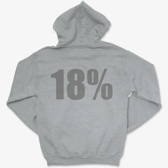 Hoodie 18% Grey - Zip Hoodie