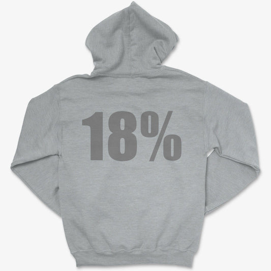 Hoodie 18% Grey - Zip Hoodie
