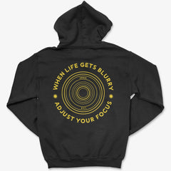 Hoodie Black / S Adjust Focus - Zip Hoodie
