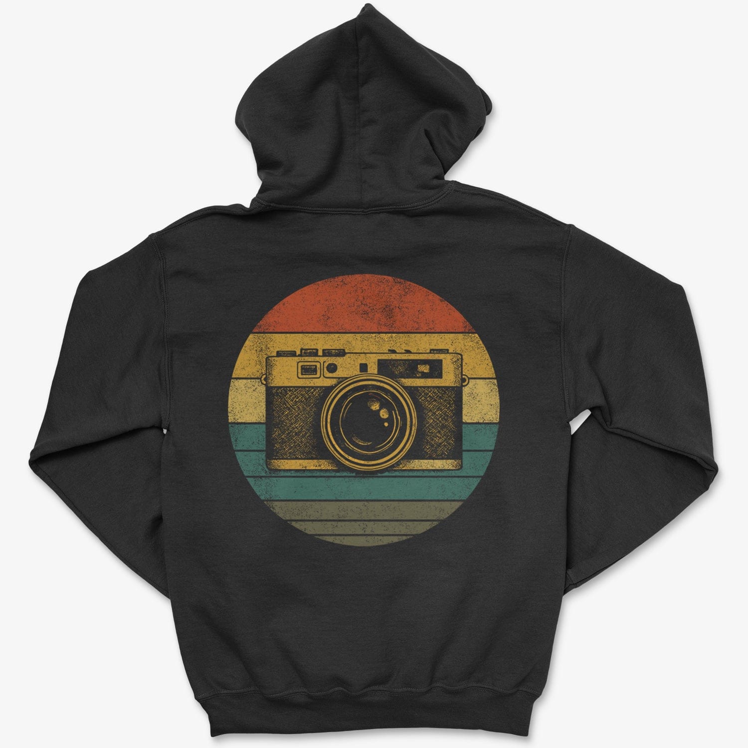 Hoodie Black / S Camera Sunset - Zip Hoodie