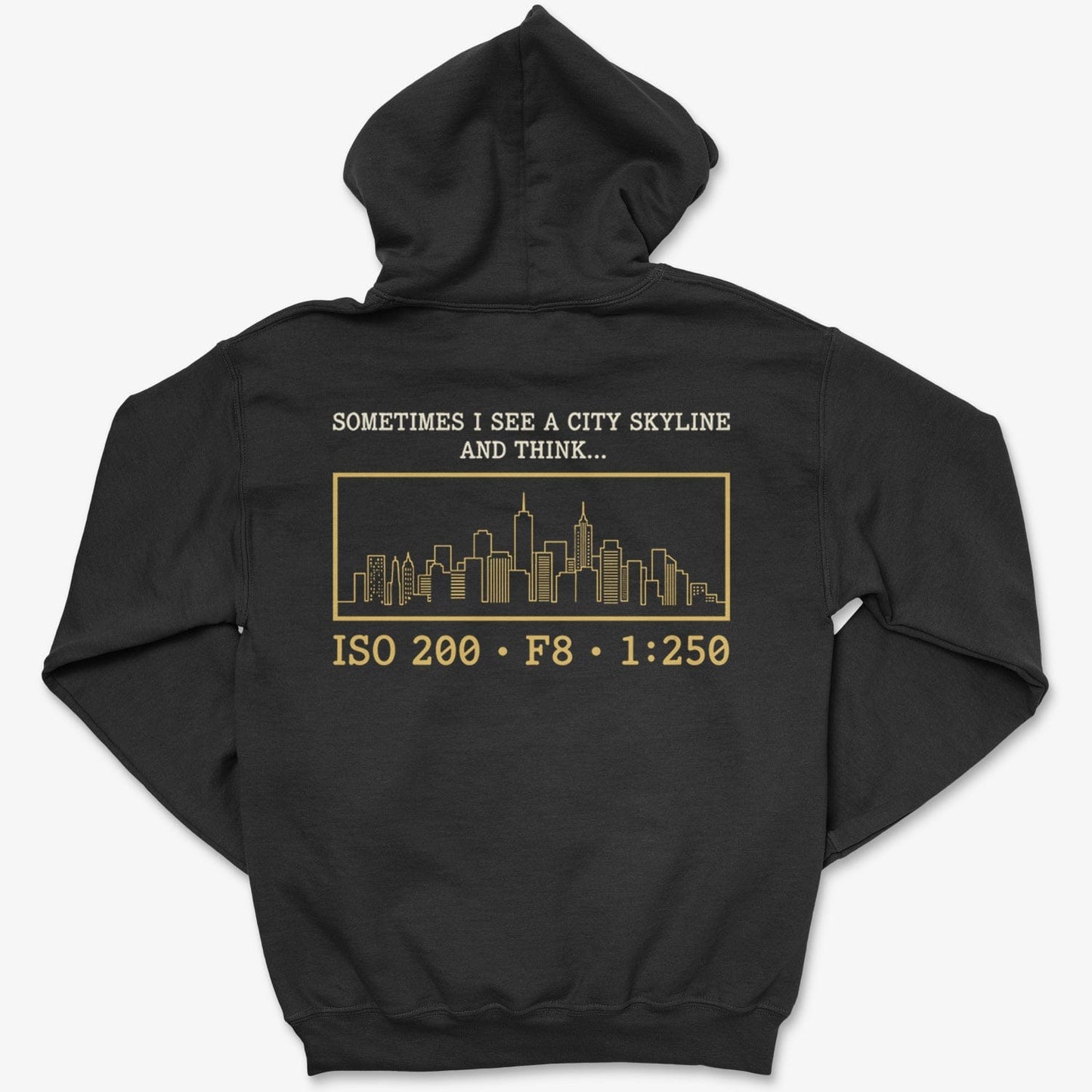 Hoodie Black / S City Skyline - Pullover Hoodie
