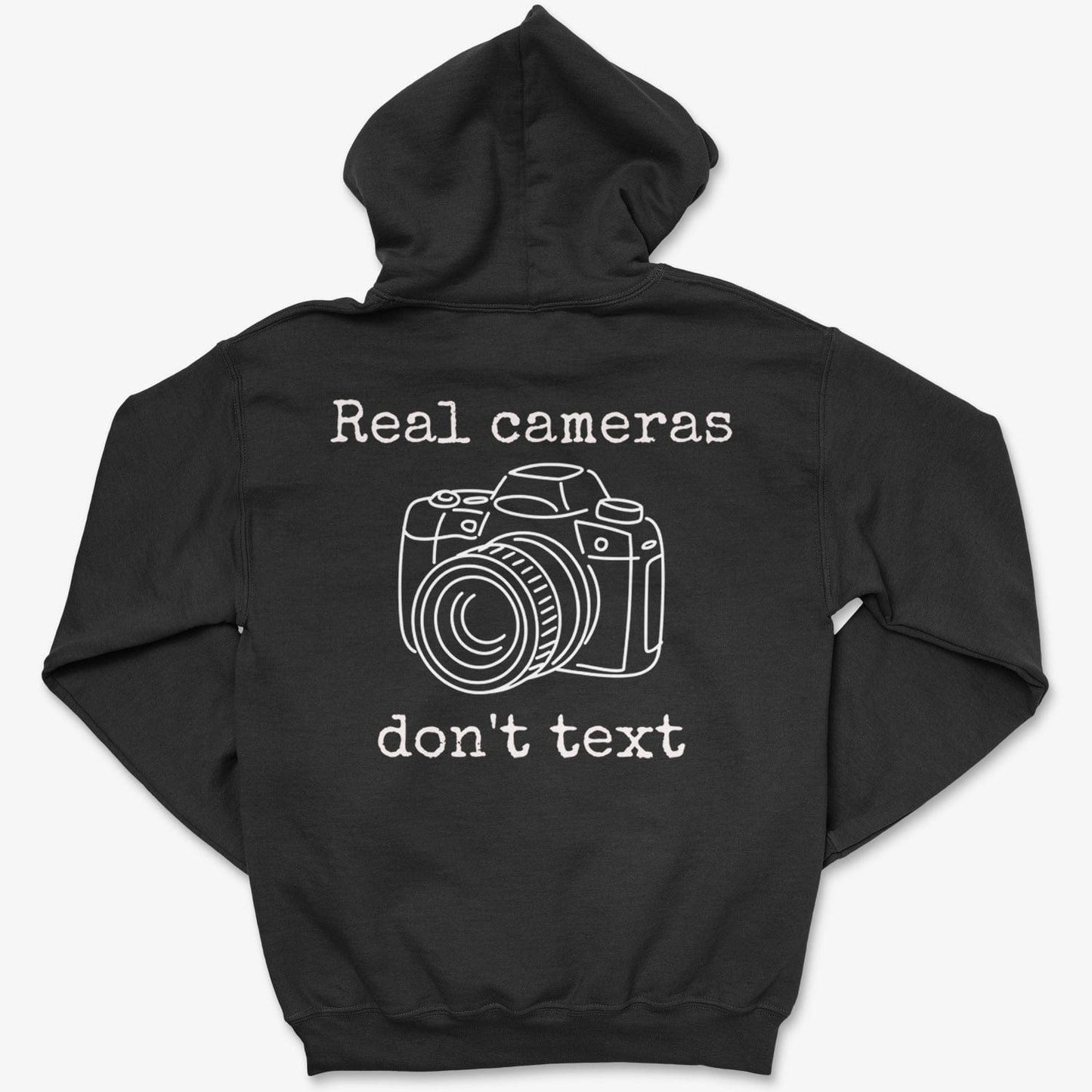 Hoodie Black / S Real Cameras - Zip Hoodie