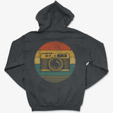 Hoodie Dark Heather / S Camera Sunset - Pullover Hoodie