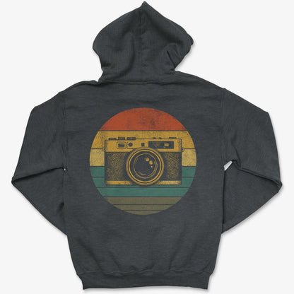 Hoodie Dark Heather / S Camera Sunset - Zip Hoodie