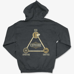 Hoodie Dark Heather / S Exposure Triangle - Pullover Hoodie