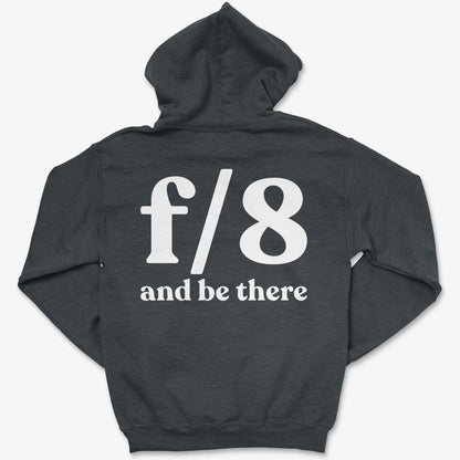 Hoodie Dark Heather / S f8 & Be There - Zip Hoodie