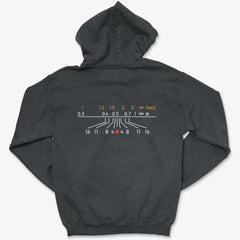 Hoodie Dark Heather / S Field Scale - Zip Hoodie