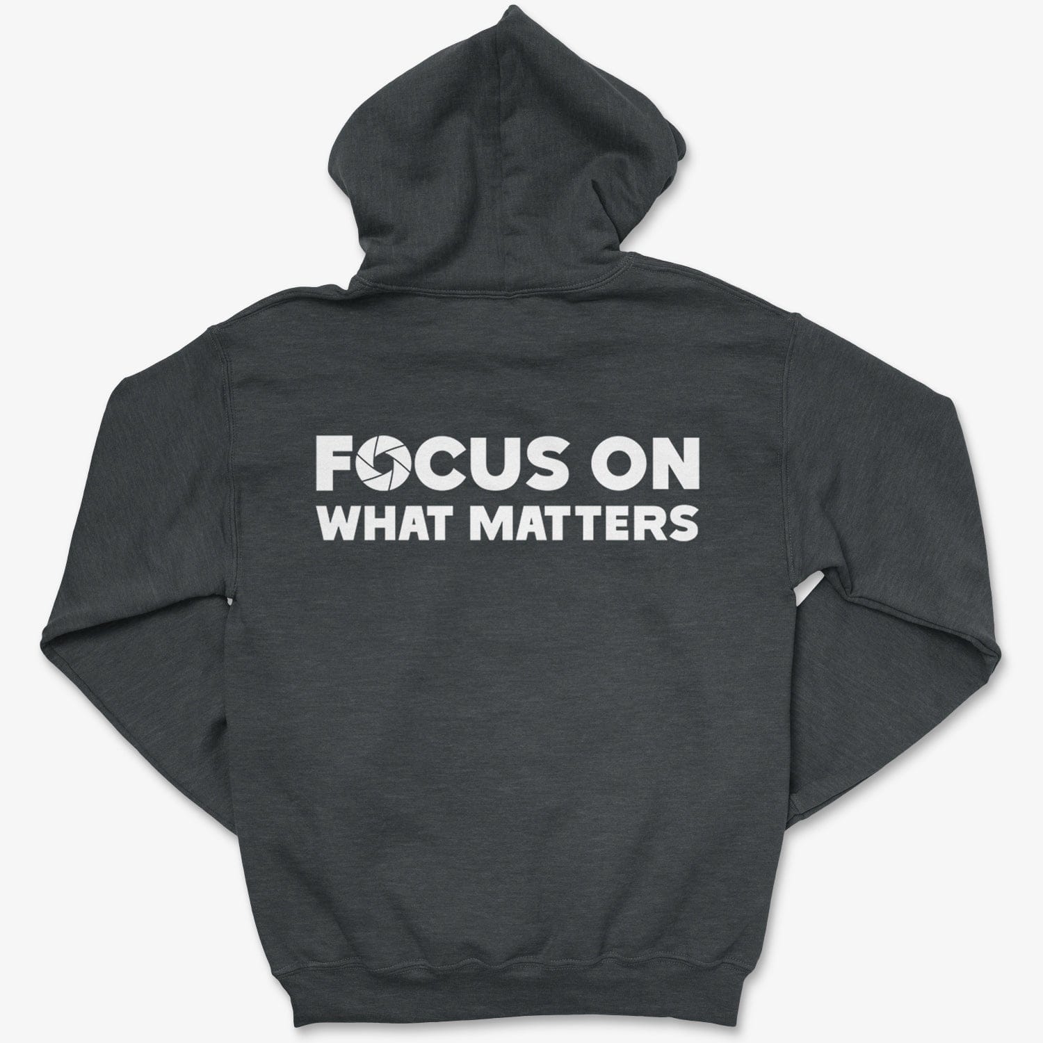 Hoodie Dark Heather / S Focus On - Zip Hoodie