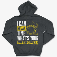 Hoodie Dark Heather / S Freeze Time - Pullover Hoodie