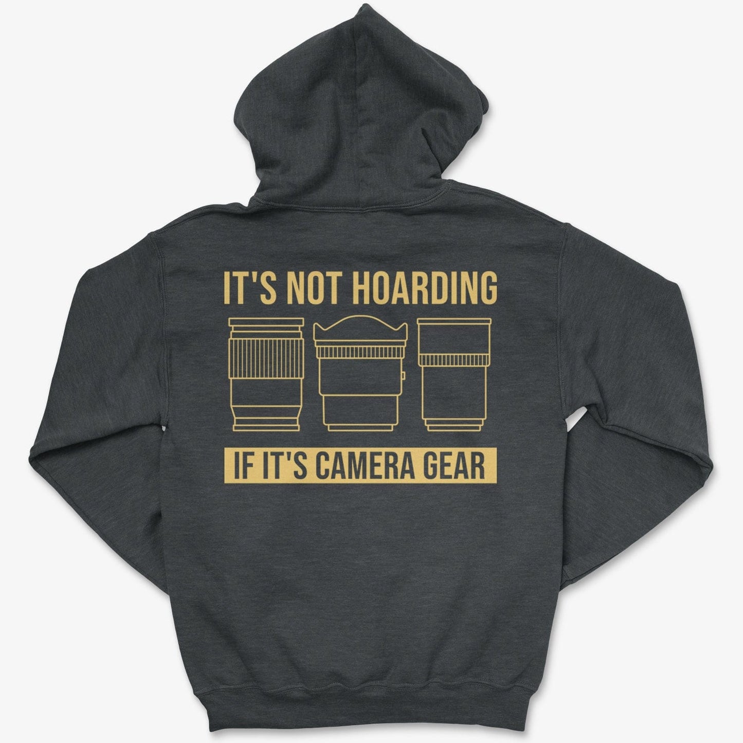 Hoodie Dark Heather / S It's Not Hoarding - Zip Hoodie