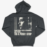 Hoodie Dark Heather / S See A Stranger - Zip Hoodie